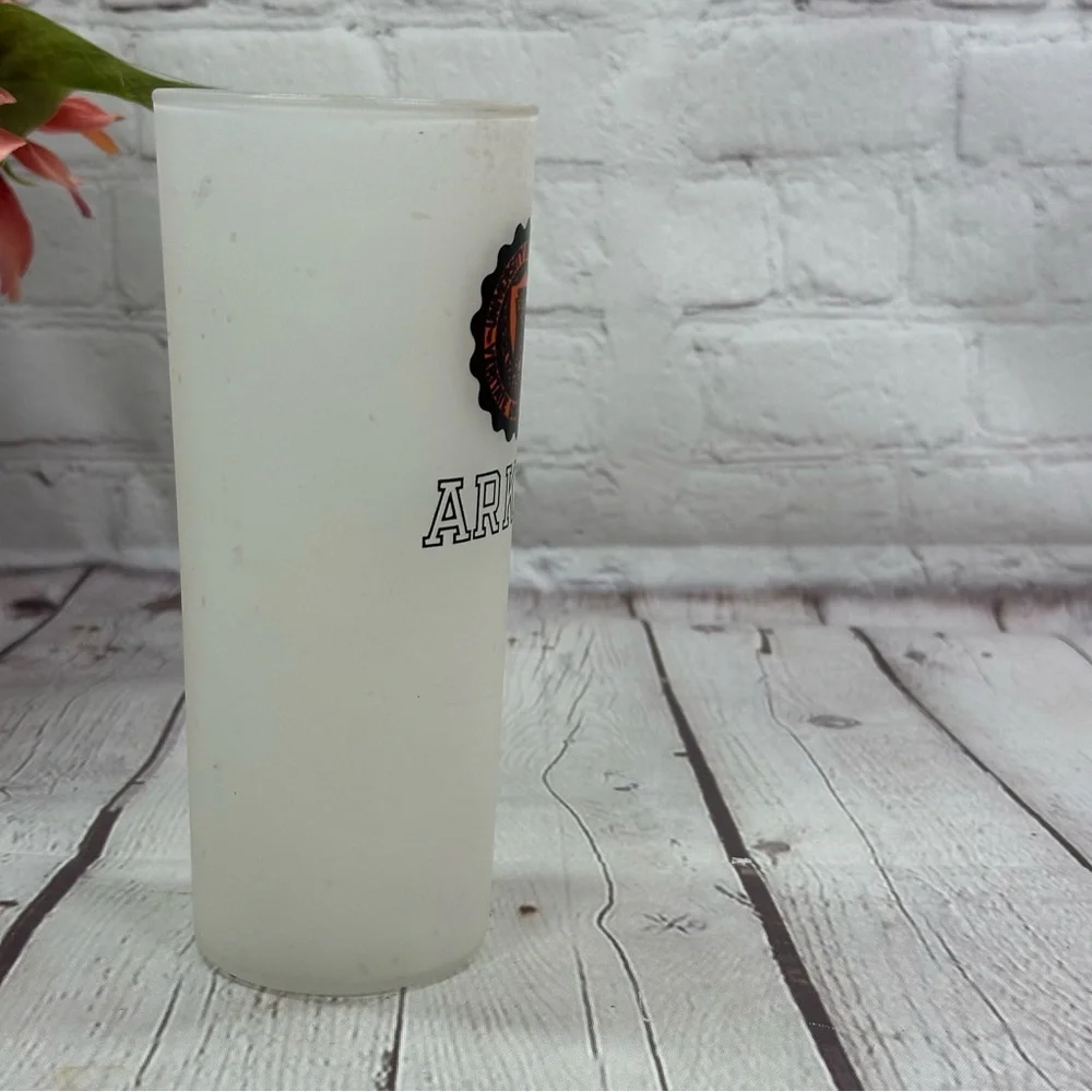vintage Arkansas razorback Frosted Tumbler fandom collegiate football university